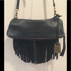 Frye Heidi crossbody fringe bag, like new